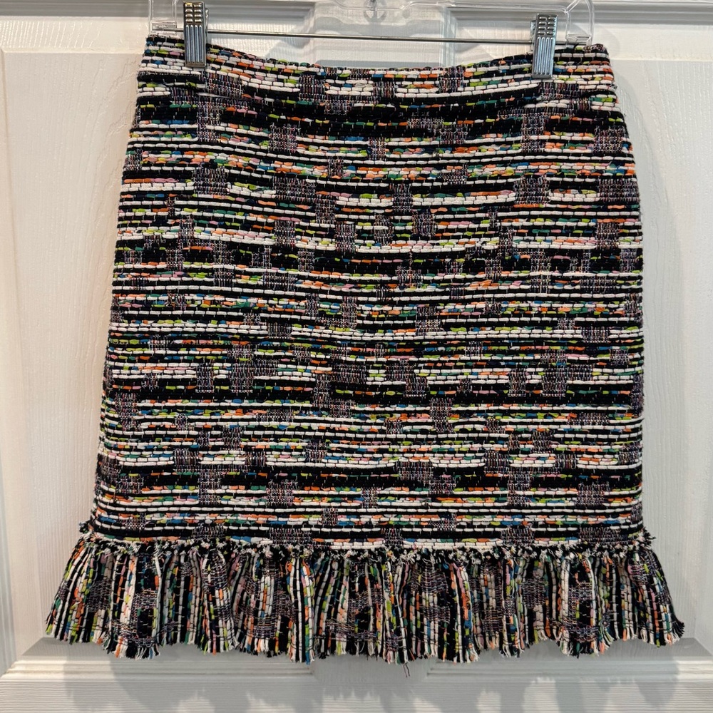 Ann Taylor Colorful Tweed Pencil Skirt